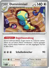 Dummimisel 129/162 – Gewalten der Zeit (TEF), Pokémon-Karte Deutsch