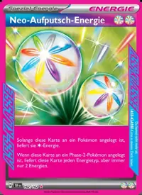 Neo-Aufputsch-Energie 162/162 – Gewalten der Zeit (TEF), Pokémon-Karte Deutsch