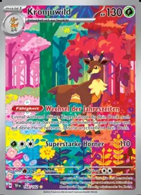 Kronjuwild 166/162 – Gewalten der Zeit (TEF), Pokémon-Karte Deutsch