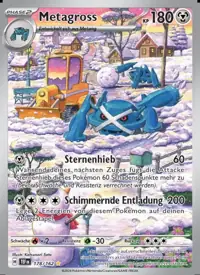 Metagross 178/162 – Gewalten der Zeit (TEF), Pokémon-Karte Deutsch