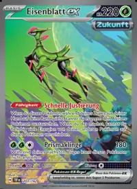 Eisenblatt-ex 203/162 – Gewalten der Zeit (TEF), Pokémon-Karte Deutsch