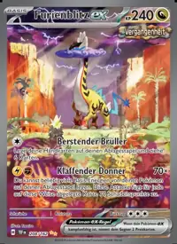Furienblitz-ex 208/162 – Gewalten der Zeit (TEF), Pokémon-Karte Deutsch