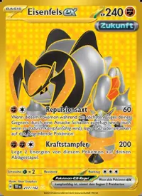 Eisenfels-ex 217/162 – Gewalten der Zeit (TEF), Pokémon-Karte Deutsch
