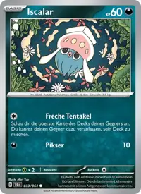 Iscalar 033/064 – Nebel der Sagen (SFA), Pokémon-Karte Deutsch