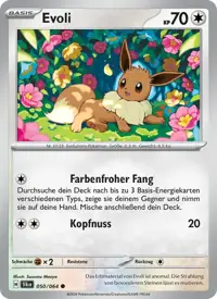 Evoli 050/064 – Nebel der Sagen (SFA), Pokémon-Karte Deutsch