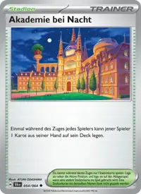 Akademie bei Nacht 054/064 – Nebel der Sagen (SFA), Pokémon-Karte Deutsch