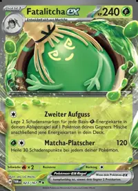 Fatalitcha-ex 023/167 – Maskerade im Zwielicht (TWM), Pokémon-Karte Deutsch