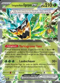 Türkisgrüne-Maske-Ogerpon-ex 025/167 – Maskerade im Zwielicht (TWM), Pokémon-Karte Deutsch