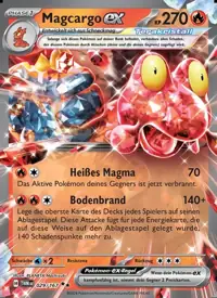Magcargo-ex 029/167 – Maskerade im Zwielicht (TWM), Pokémon-Karte Deutsch