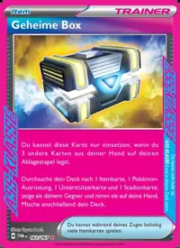 Geheime Box 163/167 – Maskerade im Zwielicht (TWM), Pokémon-Karte Deutsch
