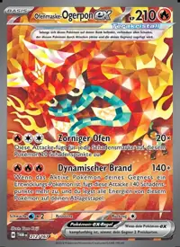 Ofenmaske-Ogerpon-ex 212/167 – Maskerade im Zwielicht (TWM), Pokémon-Karte Deutsch