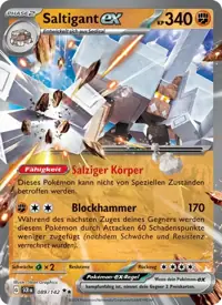 Saltigant-ex 089/142 – Stellarkrone (SCR), Pokémon-Karte Deutsch
