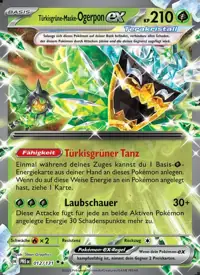 Türkisgrüne-Maske-Ogerpon-ex 012/131 – Prismatische Entwicklungen (PRE), Pokémon-Karte Deutsch
