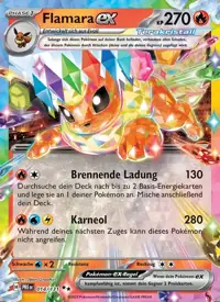 Flamara-ex 014/131 – Prismatische Entwicklungen (PRE), Pokémon-Karte Deutsch
