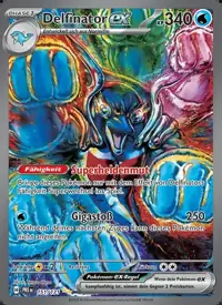 Delfinator-ex 151/131 – Prismatische Entwicklungen (PRE), Pokémon-Karte Deutsch