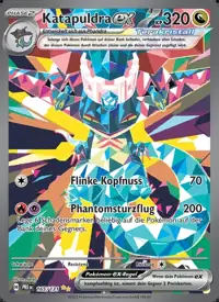Katapuldra-ex 165/131 – Prismatische Entwicklungen (PRE), Pokémon-Karte Deutsch