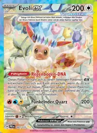 Evoli-ex 167/131 – Prismatische Entwicklungen (PRE), Pokémon-Karte Deutsch
