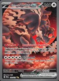 Blutmond-Ursaluna-ex 168/131 – Prismatische Entwicklungen (PRE), Pokémon-Karte Deutsch