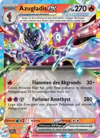Azugladis-ex 036/191 – Stürmische Funken (SSP), Pokémon-Karte Deutsch