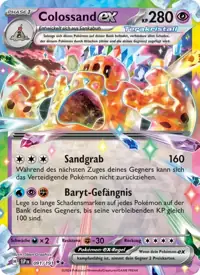 Colossand-ex 091/191 – Stürmische Funken (SSP), Pokémon-Karte Deutsch