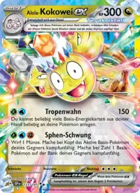 Alola-Kokowei-ex 133/191 – Stürmische Funken (SSP), Pokémon-Karte Deutsch