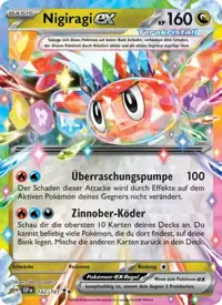 Nigiragi-ex 142/191 – Stürmische Funken (SSP), Pokémon-Karte Deutsch