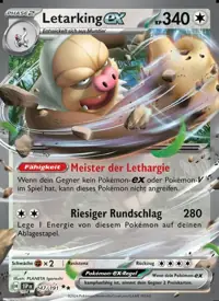 Letarking-ex 147/191 – Stürmische Funken (SSP), Pokémon-Karte Deutsch