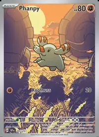 Phanpy 205/191 – Stürmische Funken (SSP), Pokémon-Karte Deutsch