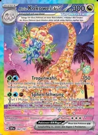 Alola-Kokowei-ex 242/191 – Stürmische Funken (SSP), Pokémon-Karte Deutsch