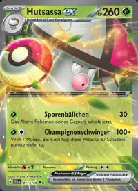 Hutsassa-ex 011/159 – Reisegefährten (JTG), Pokémon-Karte Deutsch