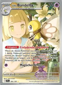 Lillys Bandelby 164/159 – Reisegefährten (JTG), Pokémon-Karte Deutsch
