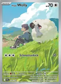 Hops Wolly 170/159 – Reisegefährten (JTG), Pokémon-Karte Deutsch