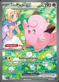 Lillys Piepi-ex 184/159 – Reisegefährten (JTG), Pokémon-Karte Deutsch