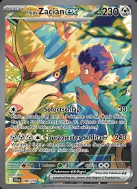 Hops Zacian-ex 186/159 – Reisegefährten (JTG), Pokémon-Karte Deutsch