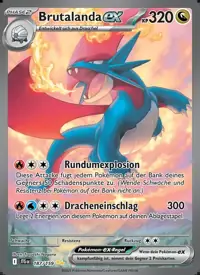 Brutalanda-ex 187/159 – Reisegefährten (JTG), Pokémon-Karte Deutsch