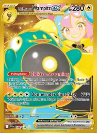 Enigmaras Wampitz-ex 188/159 – Reisegefährten (JTG), Pokémon-Karte Deutsch
