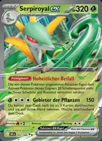 Serpiroyal-ex 003/086 – Schwarze Blitze (BLK), Pokémon-Karte Deutsch