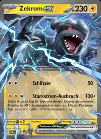 Zekrom-ex 034/086 – Schwarze Blitze (BLK), Pokémon-Karte Deutsch