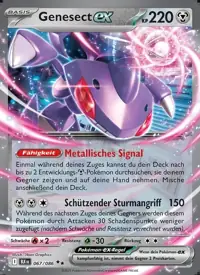 Genesect-ex 067/086 – Schwarze Blitze (BLK), Pokémon-Karte Deutsch