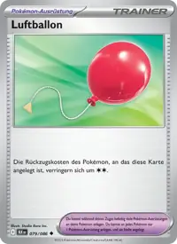 Luftballon 079/086 – Schwarze Blitze (BLK), Pokémon-Karte Deutsch