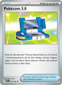 Pokécom 3.0 084/086 – Schwarze Blitze (BLK), Pokémon-Karte Deutsch