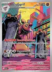 Meistagrif 127/086 – Schwarze Blitze (BLK), Pokémon-Karte Deutsch