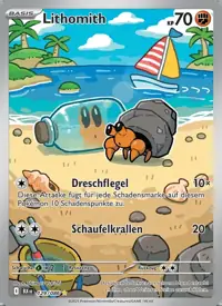 Lithomith 129/086 – Schwarze Blitze (BLK), Pokémon-Karte Deutsch