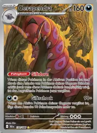 Cerapendra 134/086 – Schwarze Blitze (BLK), Pokémon-Karte Deutsch