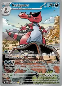 Rabigator 137/086 – Schwarze Blitze (BLK), Pokémon-Karte Deutsch