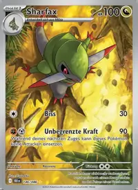 Sharfax 146/086 – Schwarze Blitze (BLK), Pokémon-Karte Deutsch
