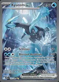 Kyurem-ex 165/086 – Schwarze Blitze (BLK), Pokémon-Karte Deutsch