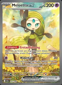 Meloetta-ex 167/086 – Schwarze Blitze (BLK), Pokémon-Karte Deutsch