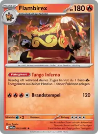 Flambirex 013/086 – Weiße Flammen (WHT), Pokémon-Karte Deutsch