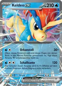 Keldeo-ex 030/086 – Weiße Flammen (WHT), Pokémon-Karte Deutsch